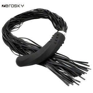 Zerosky Silicone Vibrator Sex Toys for Women Sex Bondage flirt Sex Whip for Adult Games Spanking Vibrator Sex Toys 2017 New