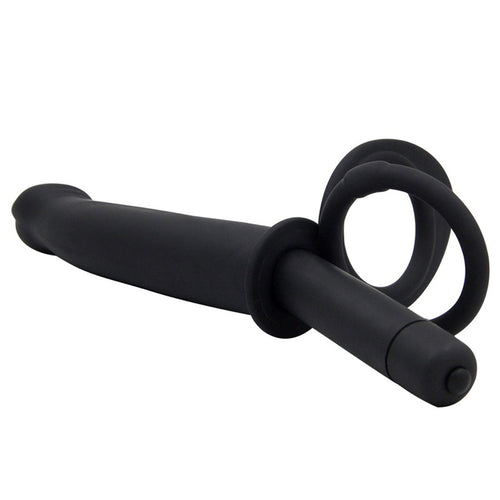 Vibration Realistic Dildo Butt Plug Delay Ring Prostate Massager Adult Sex Products for Couple