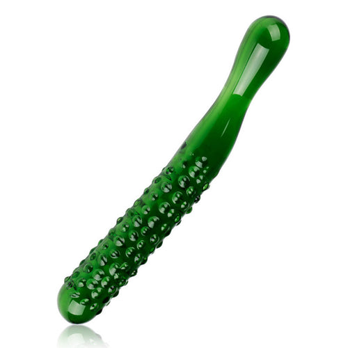 Funny Clear Dildo Glass Crystal Artificial Penis Waterproof Cucumber Dildos Adult Pleasure Toy for Women